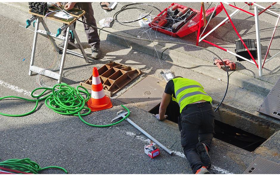 travaux assainissement Porcheville